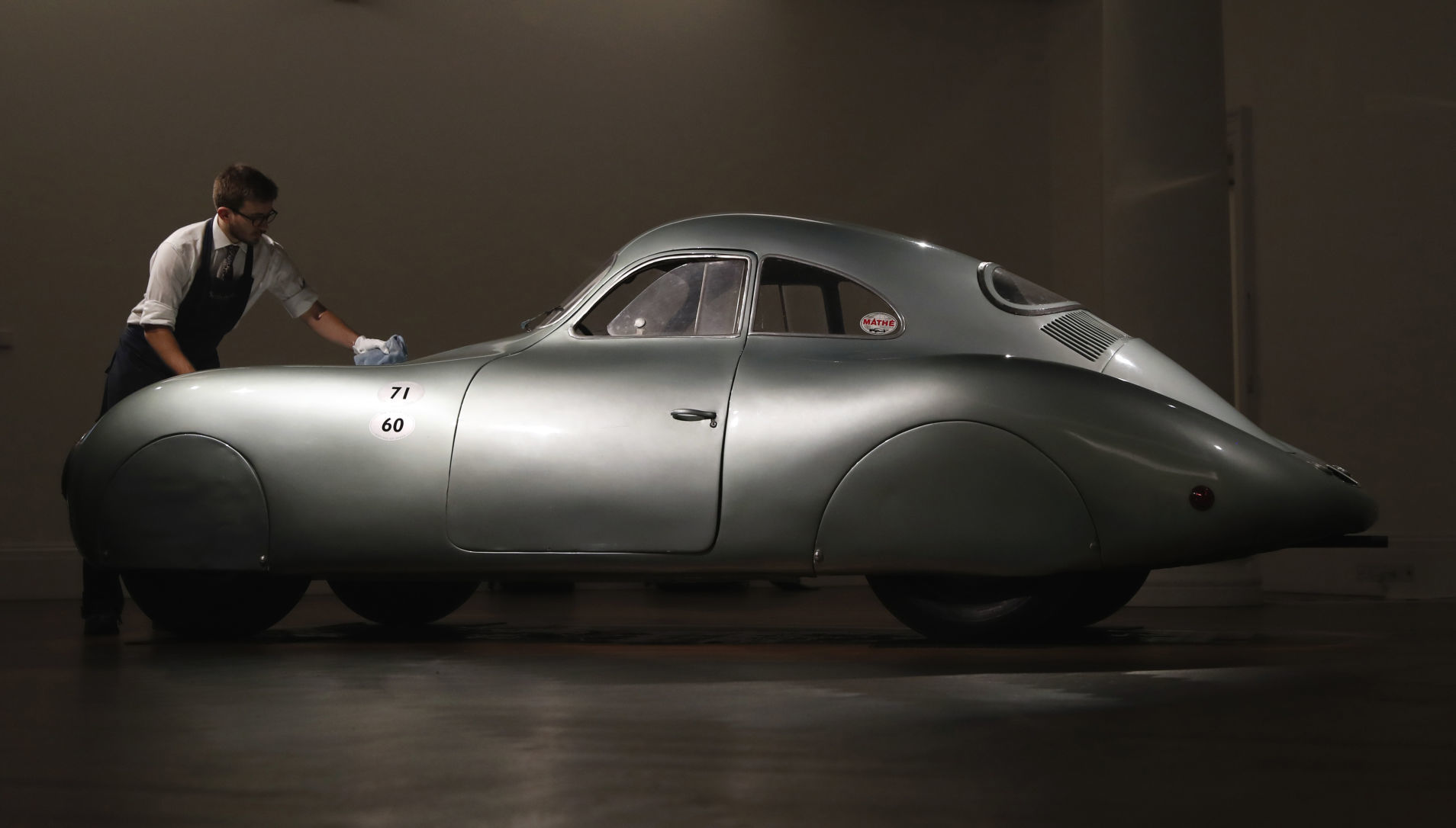 APTOPIX Britain Porsche Sale